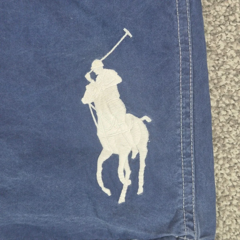 Polo Ralph Lauren Swim Trunks Mens Medium Blue Big Pony Board Shorts